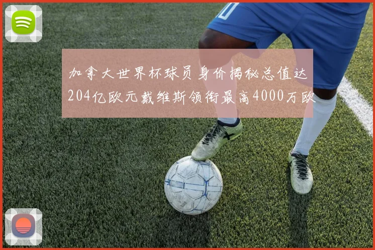 加拿大世界杯球员身价揭秘总值达204亿欧元戴维斯领衔最高4000万欧
